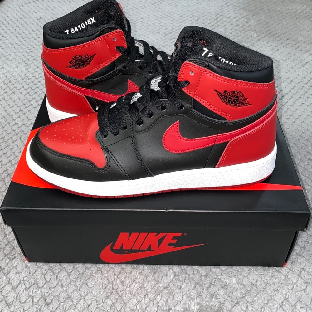 Jordan bred 1 BANNED sz 7